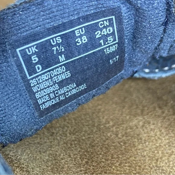 Clarks Lexi Marigold Sandals Blue Leather Women's Size 7.5 Shoes M Snakeskin - Picture 10 of 11